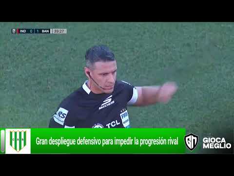 Análisis de rendimiento: Sergio Vittor - Banfield VS Independiente - Gioca Meglio