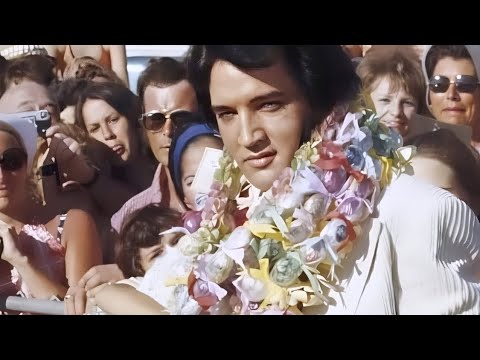 Lo storico arrivo di Elvis Presley a Honolulu, Hawaii, il 9 gennaio 1973 per l'"Aloha from Hawaii"