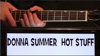 Donna Summer Hot Stuff Guitar Chords Lesson & Tab Tutorial