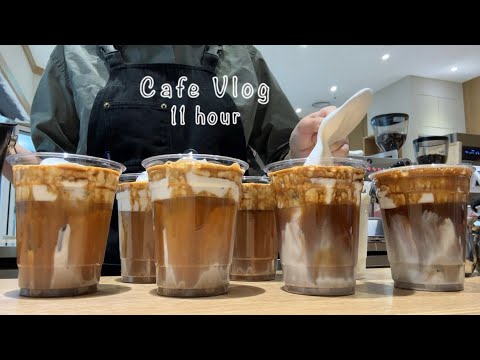 Cafe Vlog 11 Hours |❄️🍦Café Vlog Compilation for the Golden Holiday🍦❄️