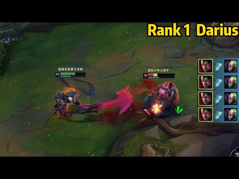 Rank 1 Darius: How to DESTROY a 10000 Hours Singed with Darius!