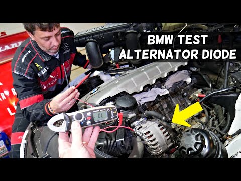 TEST ALTERNATOR DIODE ON BMW N51 N52 N53 N54 N55 E90 E60 X3 X5 E83 E70 E82 E65 E63 E64 F25