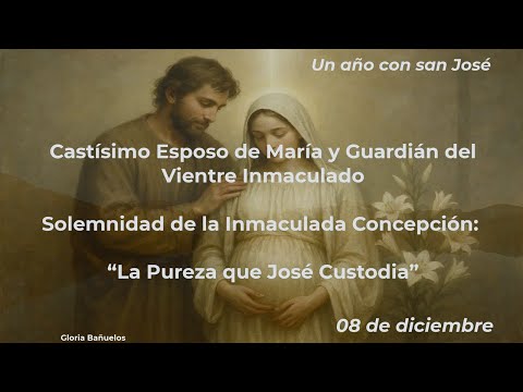 Un año con San José  (08 de diciembre)  "JOSÉ CUSTODIO DE LA PUREZA"