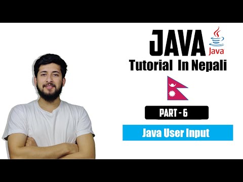 Java Tutorial In Nepali Part 6 Java User Input