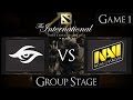 Dota 2 The International 2015 Team Secret vs Na ...