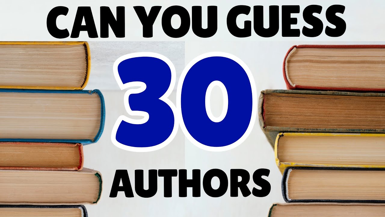 30 Books, 30 Authors – Can You Match Them All?