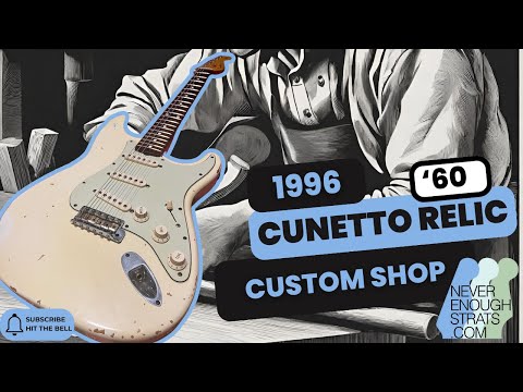 Fender Custom Shop '60s Reissue "Cunetto" Relic Stratocaster 1996 Olympic White image 26