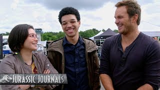 Chris Pratt's Jurassic Journals: Daniella Pineda and Justice Smith