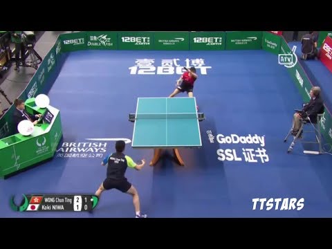 FULL MATCH | NIWA Koki (JPN) vs (HKG) WONG Chun Ting QF (World Team Cup 2018)