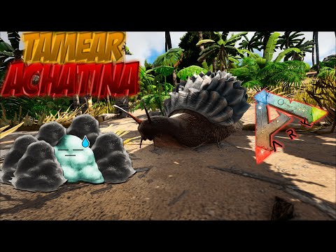 CÓMO 🆃🅰🅼🅴🅰🆁 a la ACHATINA--MUCHO CEMENTO y POLÍMERO ORGÁNICO-ARK: SURVIVAL EVOLVED
