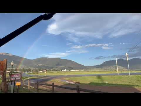 rainbow over Eagle Nest Lake
