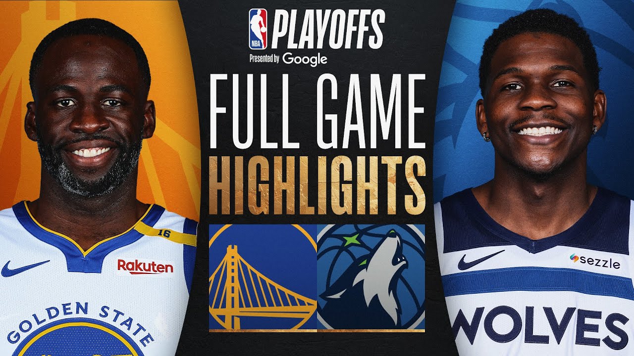 #7 WARRIORS at #6 TIMBERWOLVES | FULL GAME 1 HIGHLIGHTS | May 6, 2025
