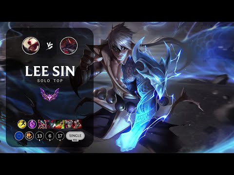 Lee Sin Top vs Sion - EUW Master Patch 13.14