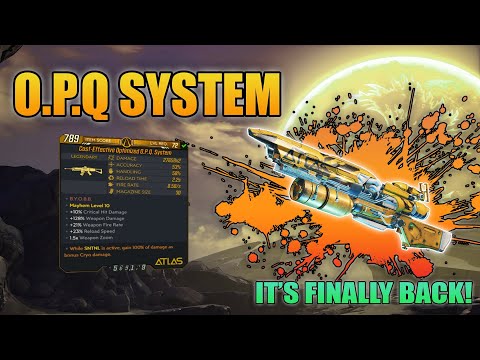 Borderlands 3 | The O.P.Q System is Back - Best Assault Rifle? How to Get it Fast!