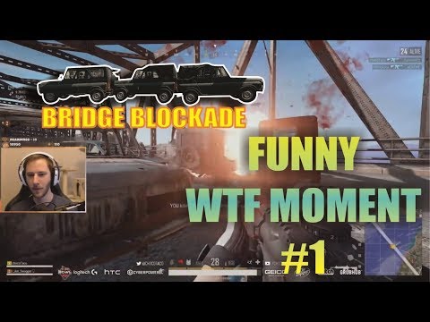 BEST BRIDGE BLOCKADE by ChocoTaco - PUBG Funny WTF Moment #1