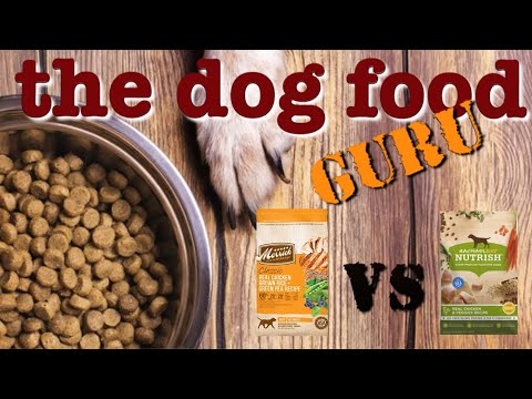 Dog food Mash-up Nutrish vs Merrick