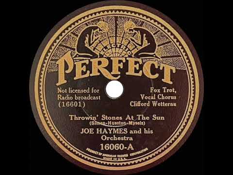 1935 Joe Haymes - Throwin’ Stones At The Sun (Cliff Weston, vocal)