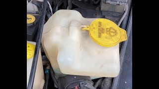 Replacing Windshield Washer Reservoir in 2005 Jeep Wrangler TJ