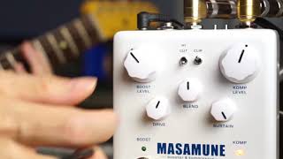 Video thumbnail for NUX MASAMUNE Booster & Kompressor  Review by Vinai T by NUX