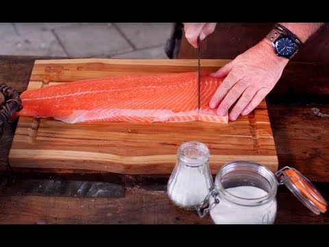 Lachs räuchern - Big Green Egg