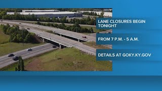 Lane closures set for Gene Snyder Freeway in Louisville