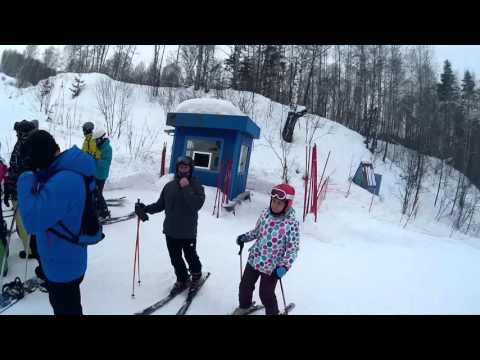 Видео: Видео горнолыжного курорта Новососедово в Новосибирская область