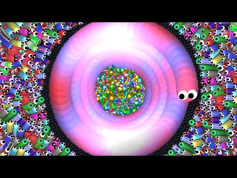 Slither.io Giant Trap Snake 1,190,000+ Score Epic A.I. Slitherio Gameplay