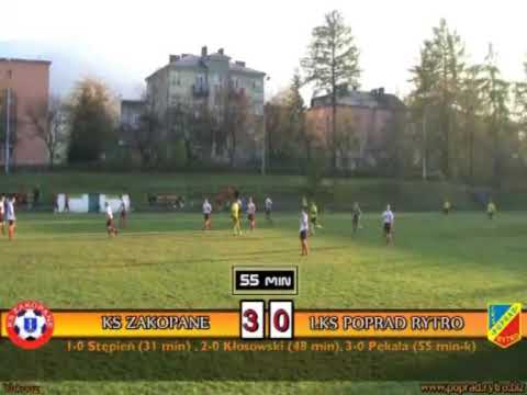 [31.10.09r.] KS ZAKOPANE-LKS POPRAD RYTRO 5-0 [SKRÓT MECZU]