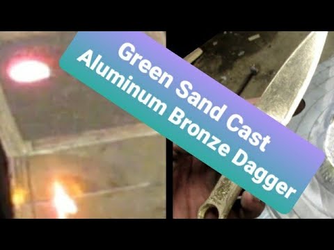 Green Sand Cast - Aluminum Bronze Dagger