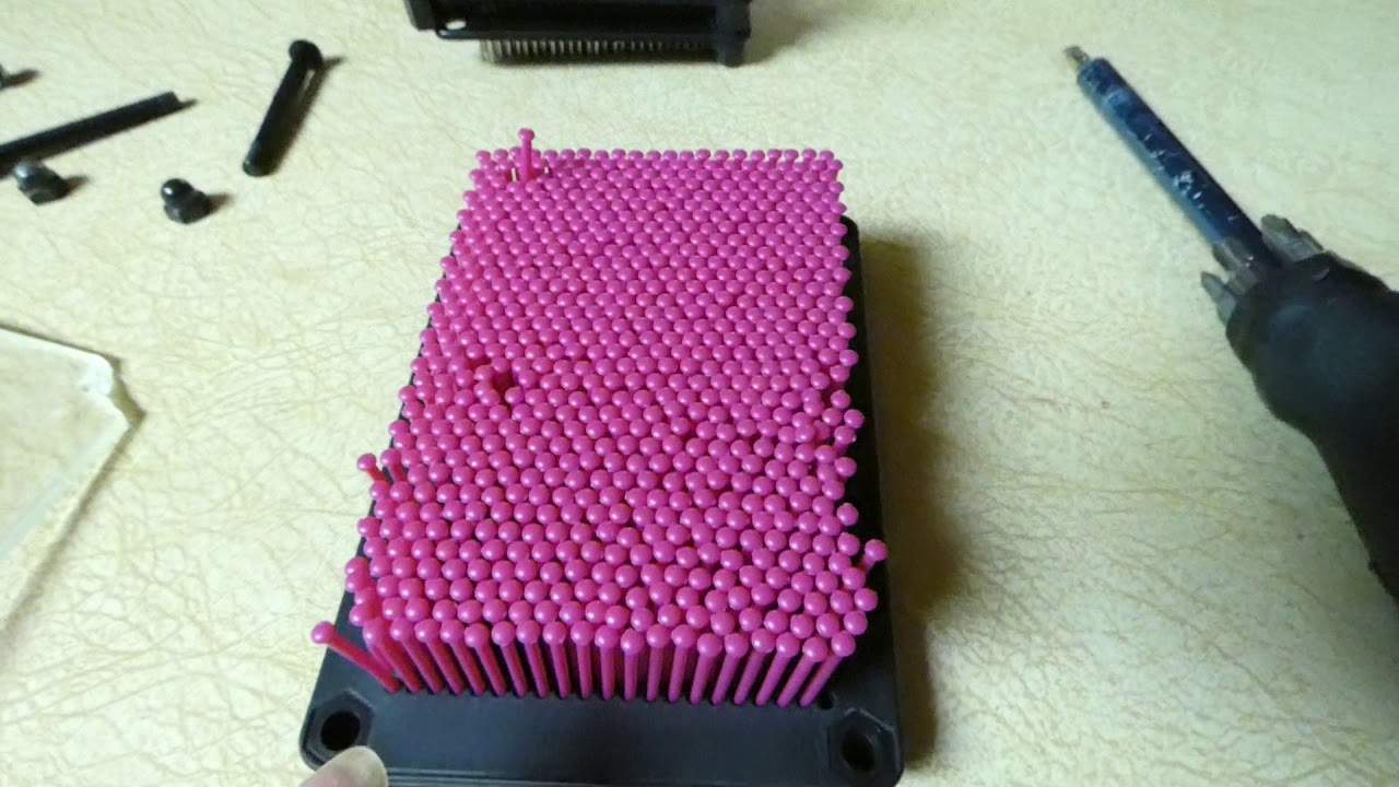 Fixing a Classic Pin Art Toy Using Second Hand Plastic One Cheap Fix