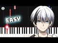 Dead Mount Death Play OP Nero EASY Piano Tutorial Sheet Music