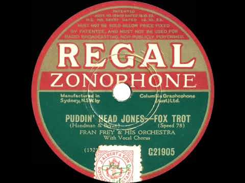 1933 Ben Selvin (as 'Fran Frey') - Puddin’ Head Jones (Fran Frey, vocal)