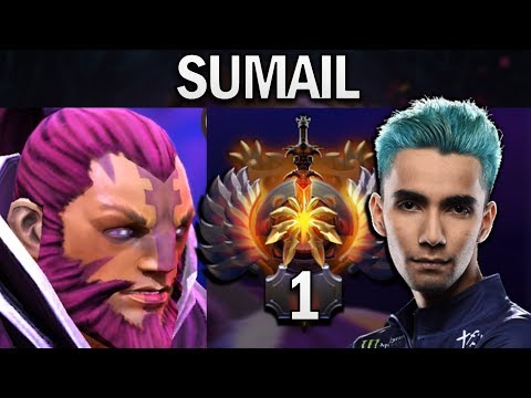 SUMAIL ANTI-MAGE - RANK 1 MMR - DOTA 2 7.23F GAMEPLAY