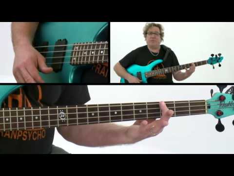 Bass Gutiar Lesson - #38 - Stu Hamm - 50 Pro Bass Grooves