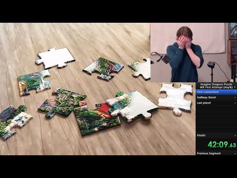 jerma985 jigsaw puzzle speedrun wr attempt