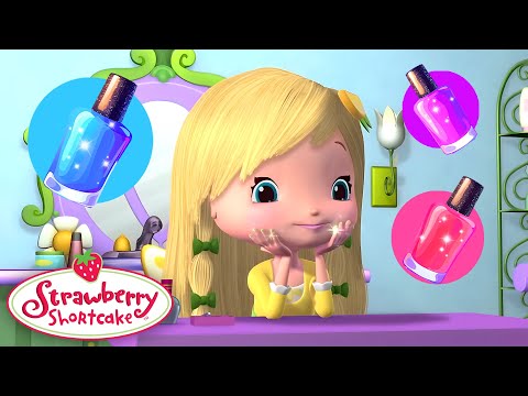Nail Makeover with Lemon 💛 Lemon Meringue Compilation 💛 Strawberry Shortcake Full Episodes - Kids TV Series, Kingdom Kids Zone - Strawberry Shortcake - WildBrain
