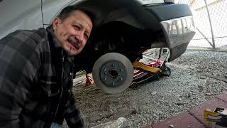 CHanging the  brake rotors, pads and caliper on a 2014 CHevy Express 1500