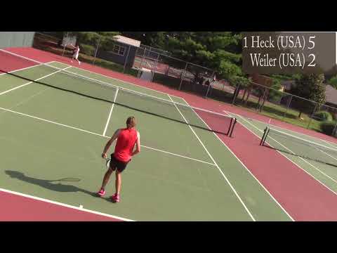 Erik Weiler vs Hunter Heck Edwardsville Open Men's Singles Round of 16