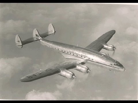 Lockheed Constellation vintage movie