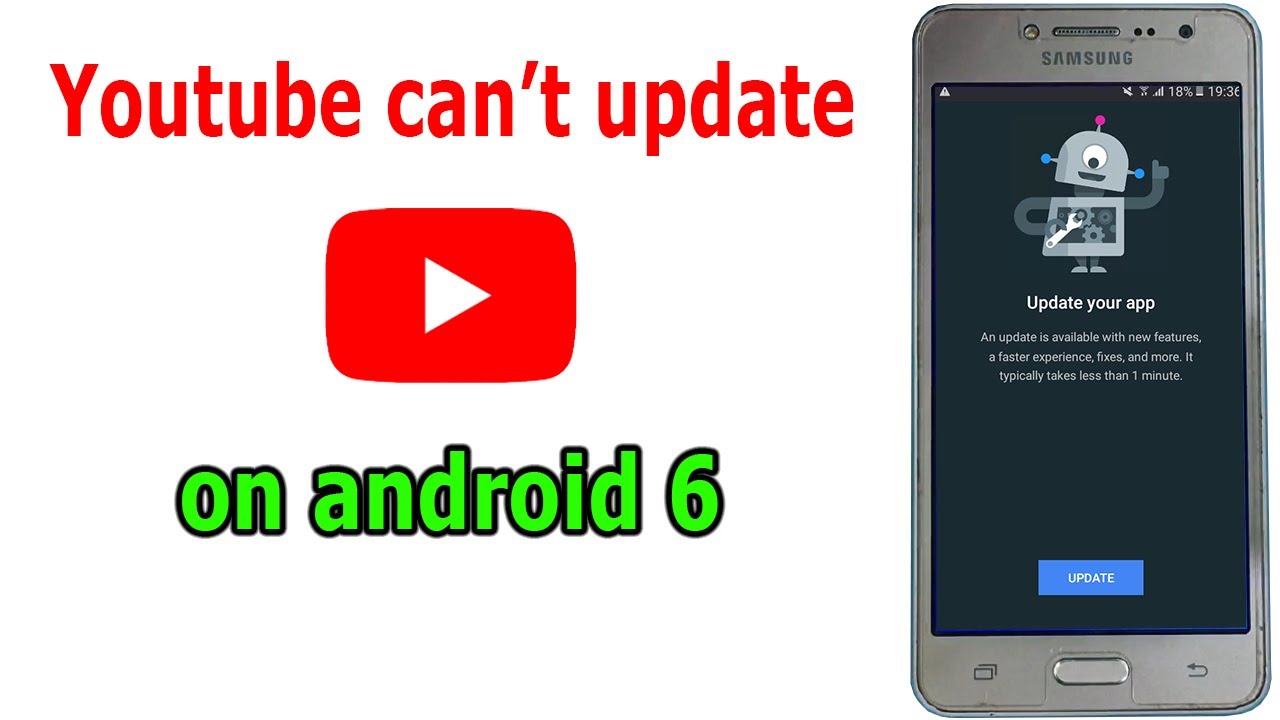 How to Fix Youtube can not update on Android 6
