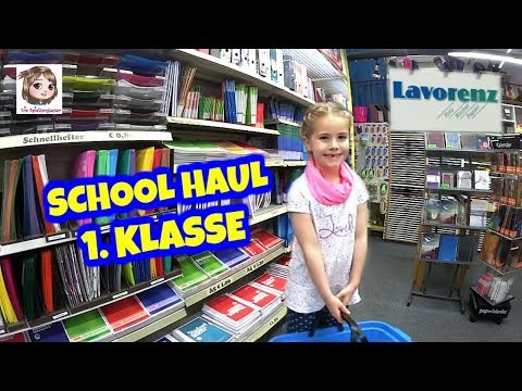 HANNAHS SCHOOL HAUL ✏️ 5-Jährige kauft Schulsachen für die 1. Klasse ✏️ Einschulungs - Shopping