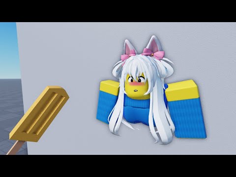 R63 Neko Noob Stuck in the Wall | Roblox animation