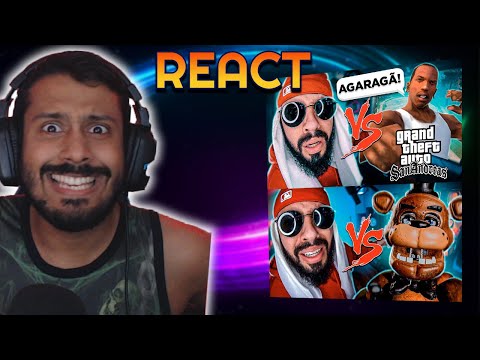 MUSSOUMANO CONTRA PERSONAGENS DE GEME!! React Mussoumano Vs Freddy e Vs Cj