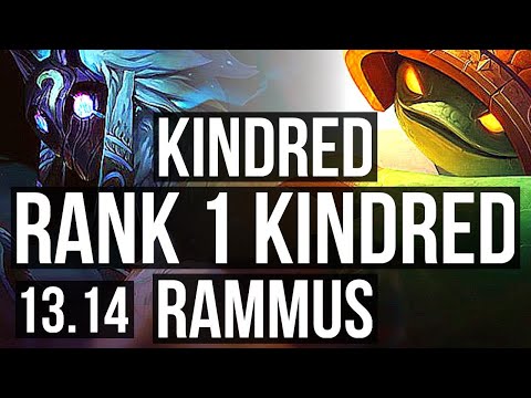 KINDRED vs RAMMUS (JNG) | Rank 2, Rank 1 Kindred, 65% winrate, Legendary | EUW Challenger | 13.14