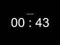 43 Seconds Countdown Timer