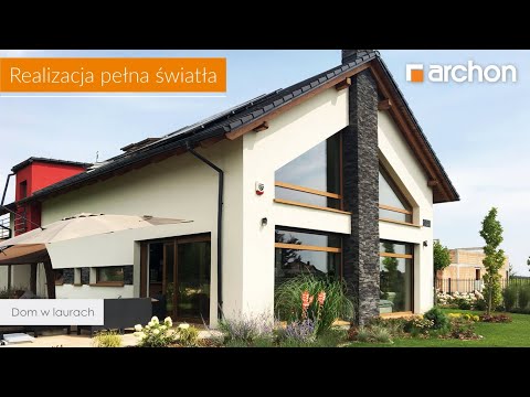 Dom w laurach – Realizacja pełna światła I ARCHON+ Projekty Domów