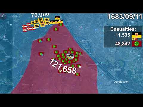 Battle of Vienna using Google Earth