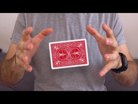 KARTE SCHWEBEN LASSEN - Kartentrick mit Erklärung DEUTSCH