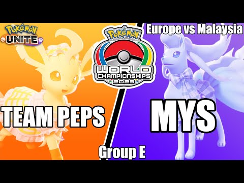 Team Peps vs MYS - World Championships 2023 Group E | Pokemon Unite
