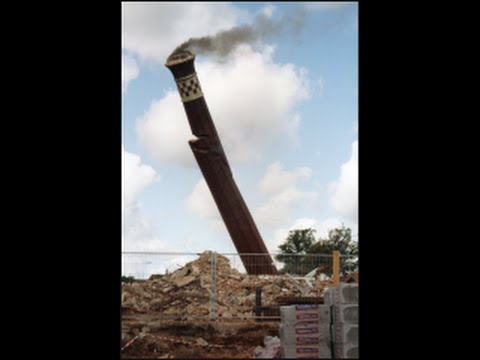 Fred Dibnah chimney felling/demolition collection.